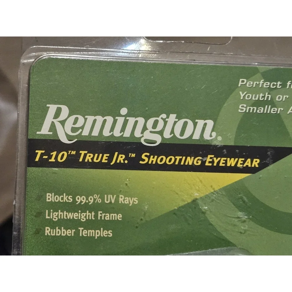 Remington T-10 True Jr. Shooting Eyewear Glasses w/Amber Lenses Youth / Sm Adult